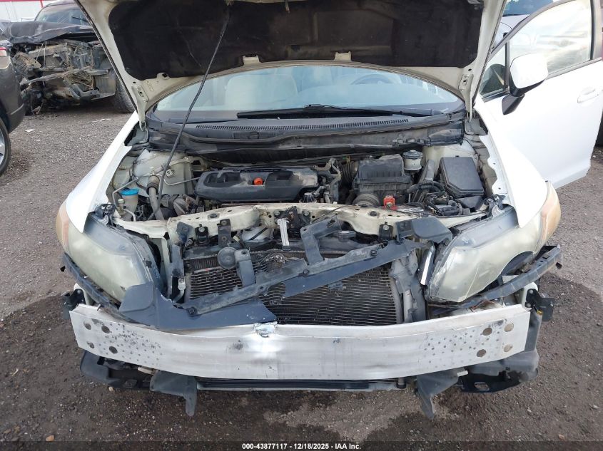 2012 Honda Civic Lx VIN: 2HGFB2F57CH592162 Lot: 43877117