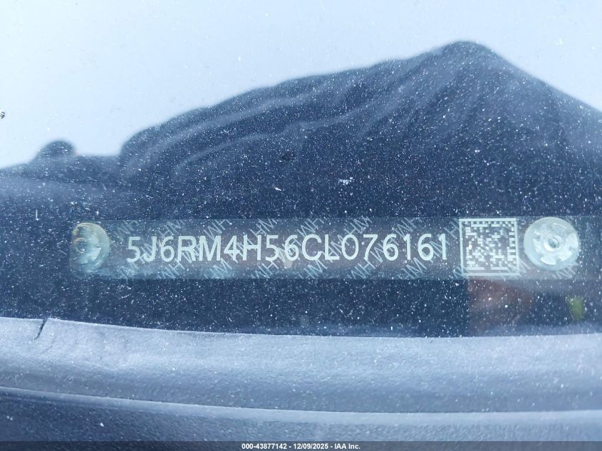 2012 Honda Cr-V Ex VIN: 5J6RM4H56CL076161 Lot: 43877142