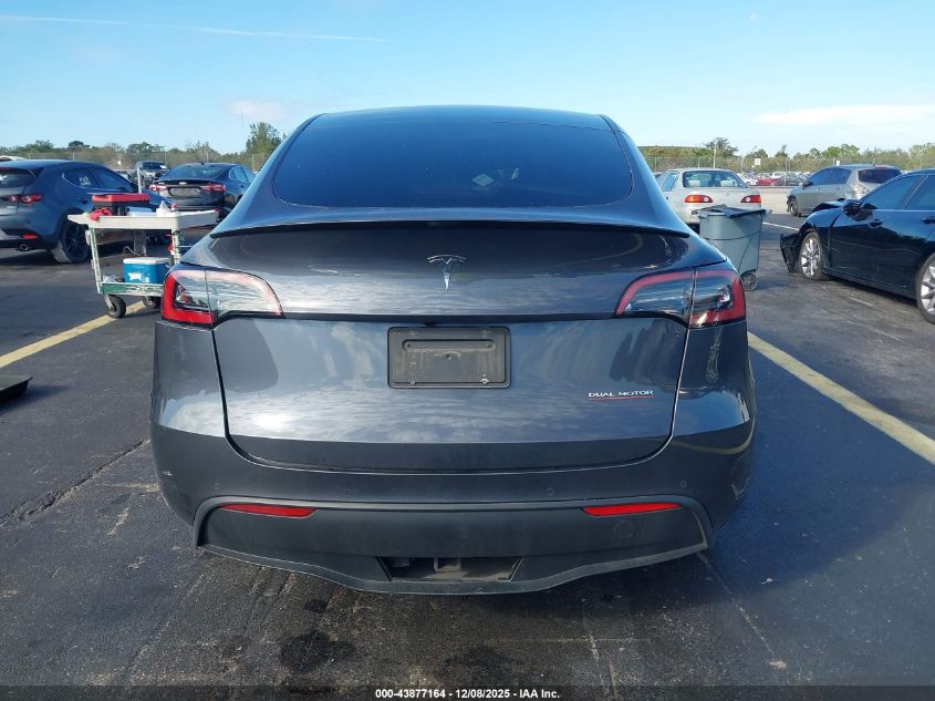 2022 Tesla Model Y Performance Dual Motor All-Wheel Drive VIN: 7SAYGDEF5NF373758 Lot: 43877164