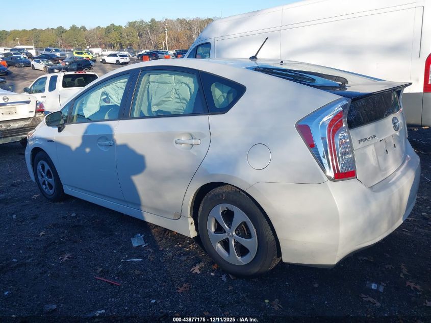 2015 Toyota Prius Two VIN: JTDKN3DU4F0400743 Lot: 43877175