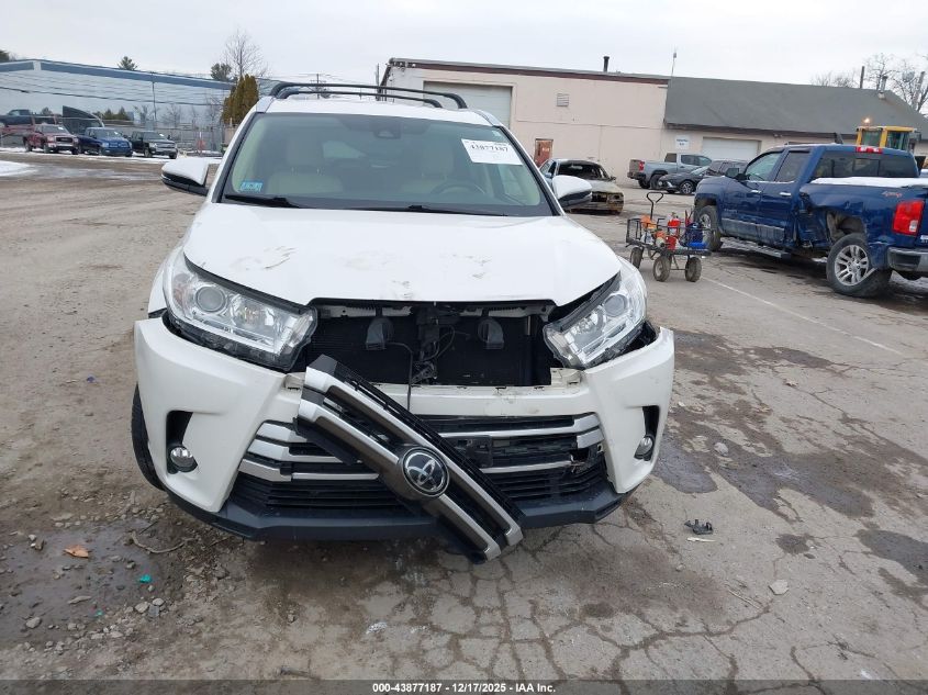 2017 Toyota Highlander Xle VIN: 5TDJZRFH7HS456582 Lot: 43877187