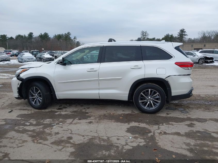2017 Toyota Highlander Xle VIN: 5TDJZRFH7HS456582 Lot: 43877187