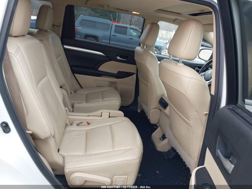 2017 Toyota Highlander Xle VIN: 5TDJZRFH7HS456582 Lot: 43877187