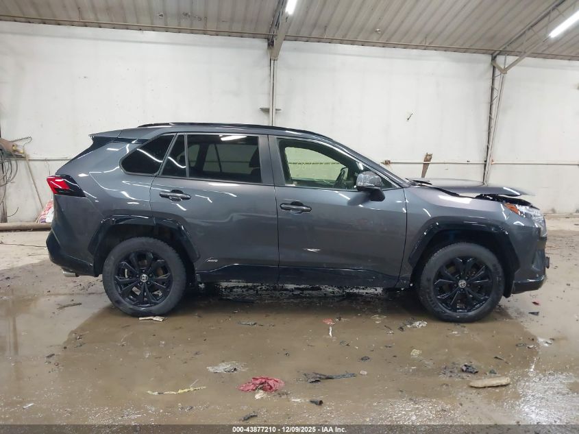 2022 Toyota Rav4 Hybrid Se VIN: JTM16RFV2NJ015675 Lot: 43877210
