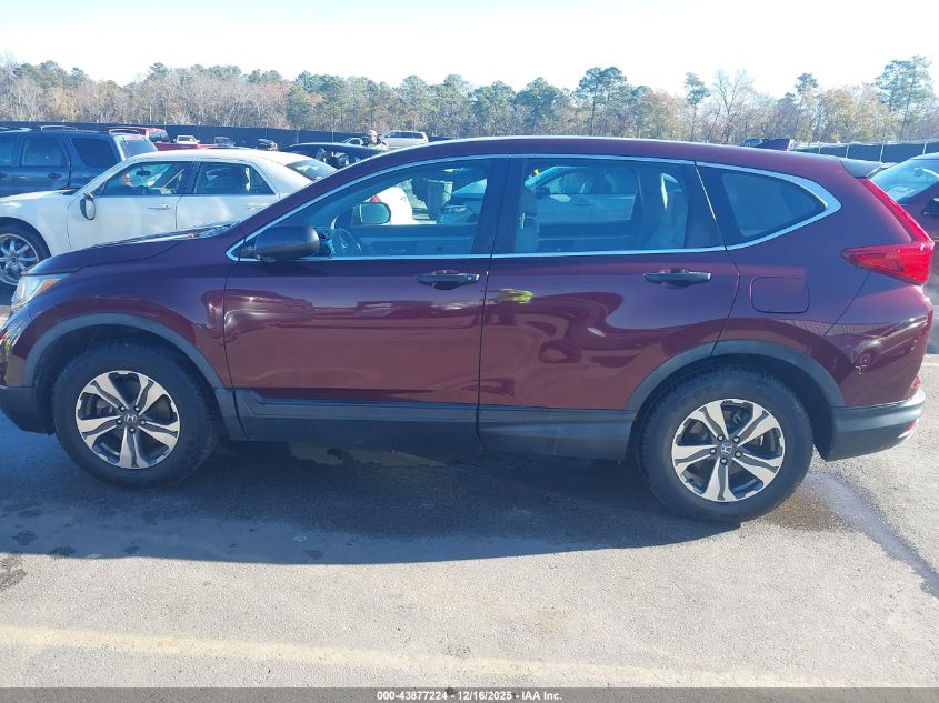 2018 Honda Cr-V Lx VIN: 2HKRW5H30JH410190 Lot: 43877224