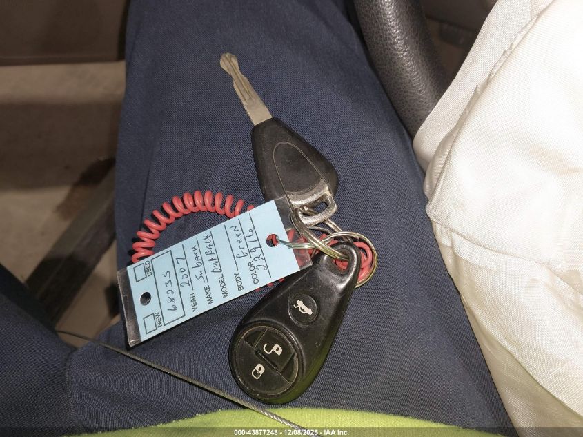 2007 Subaru Outback 2.5I VIN: 4S4BP61C877322916 Lot: 43877248