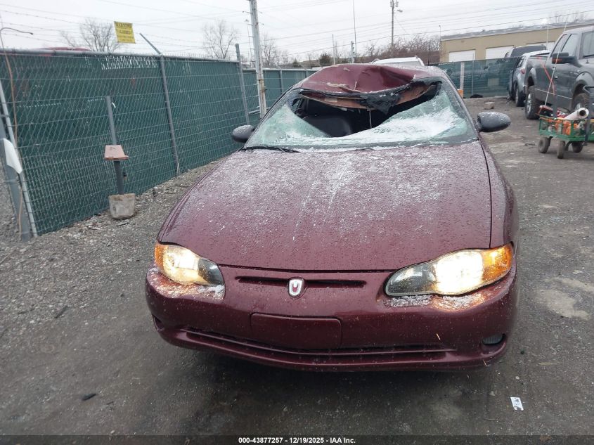 2002 Chevrolet Monte Carlo Ss VIN: 2G1WX15K129244926 Lot: 43877257