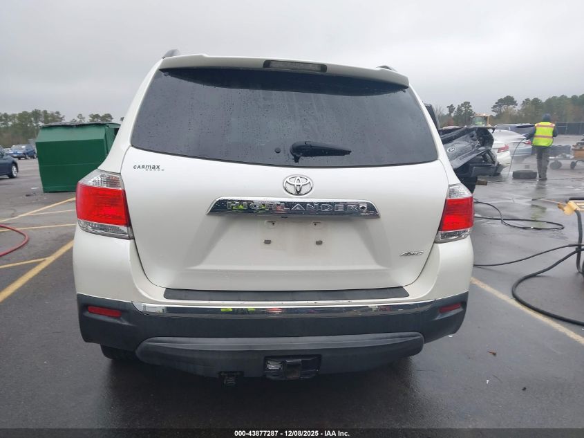 2013 Toyota Highlander Se V6 VIN: 5TDBK3EH4DS256616 Lot: 43877287