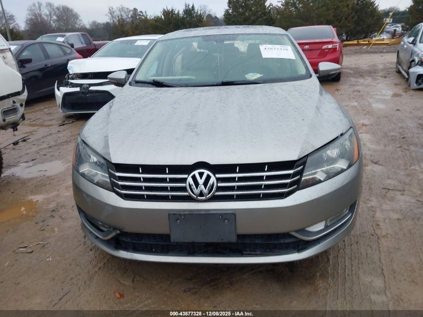 2012 Volkswagen Passat 2.0L Tdi Sel Premium VIN: 1VWCN7A31CC088475 Lot: 43877328