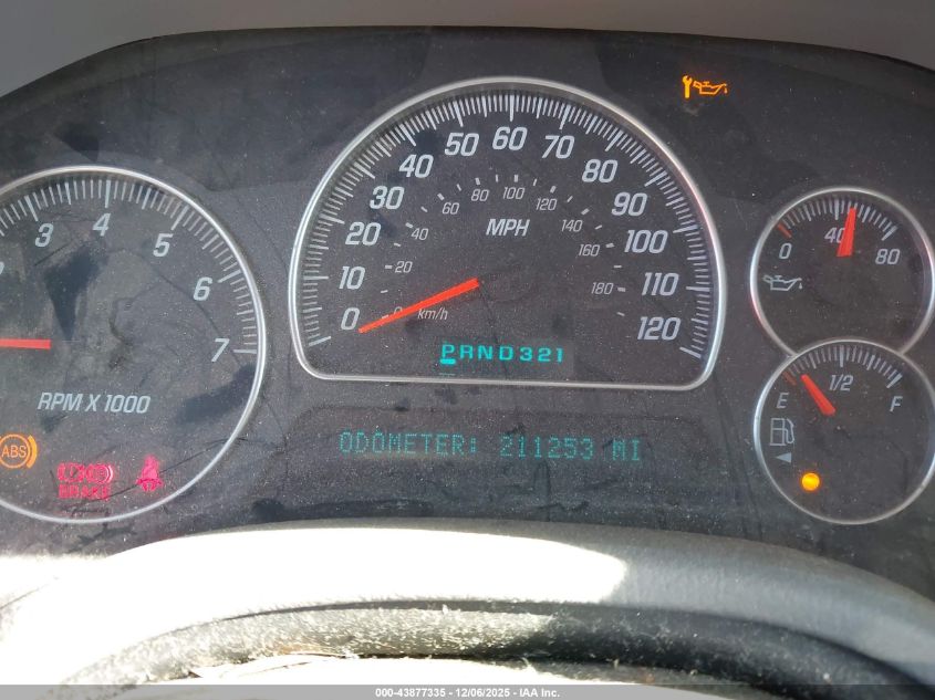 2005 GMC Envoy Xl Denali VIN: 1GKES66M356199938 Lot: 43877335