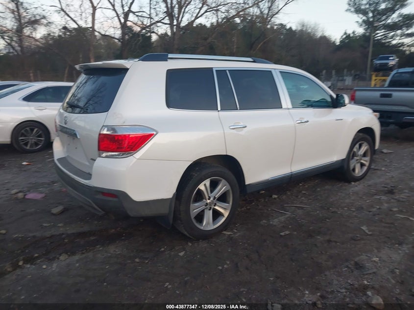Vin: 5tddk3eh6bs066855, lot: 44372899, toyota highlander limited v6 20114