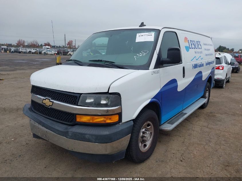 2020 Chevrolet Express Cargo Rwd 2500 Regular Wheelbase Wt VIN: 1GCWGAFG1L1204577 Lot: 43877368