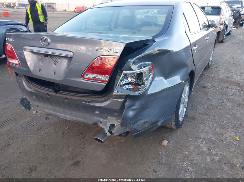 2005 Lexus Es 330 VIN: JTHBA30G455099208 Lot: 43877369