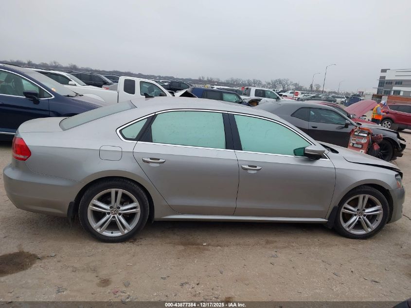 2014 Volkswagen Passat 2.0L Tdi Se VIN: 1VWBN7A35EC017181 Lot: 43877384