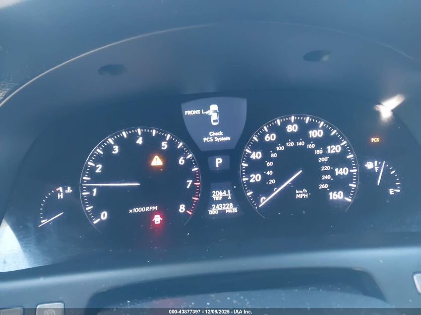 2008 Lexus Ls 460 VIN: JTHBL46F385058572 Lot: 43877397