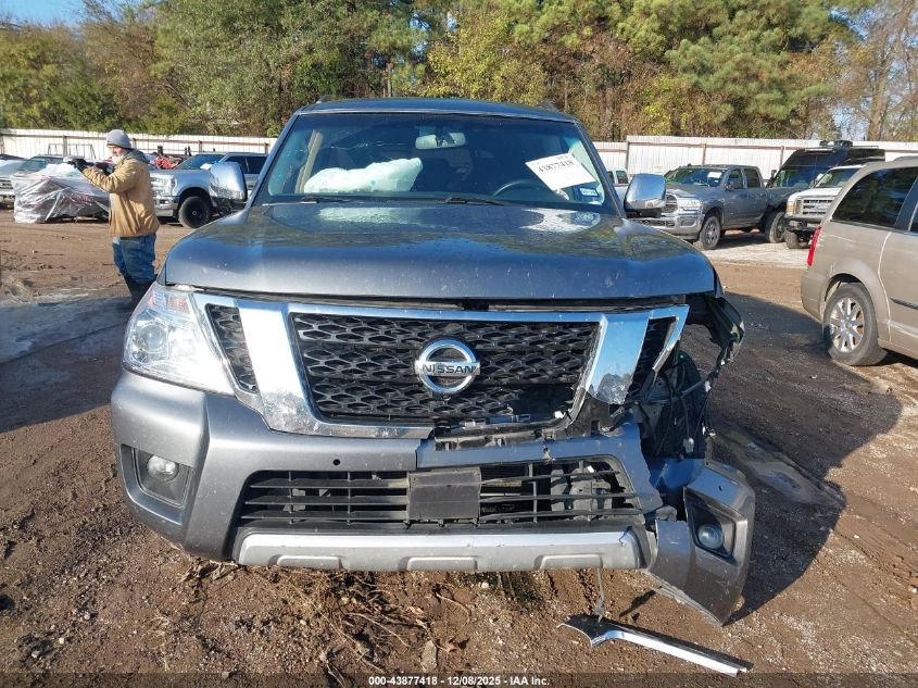 2018 Nissan Armada Sl VIN: JN8AY2NC8J9555324 Lot: 43877418