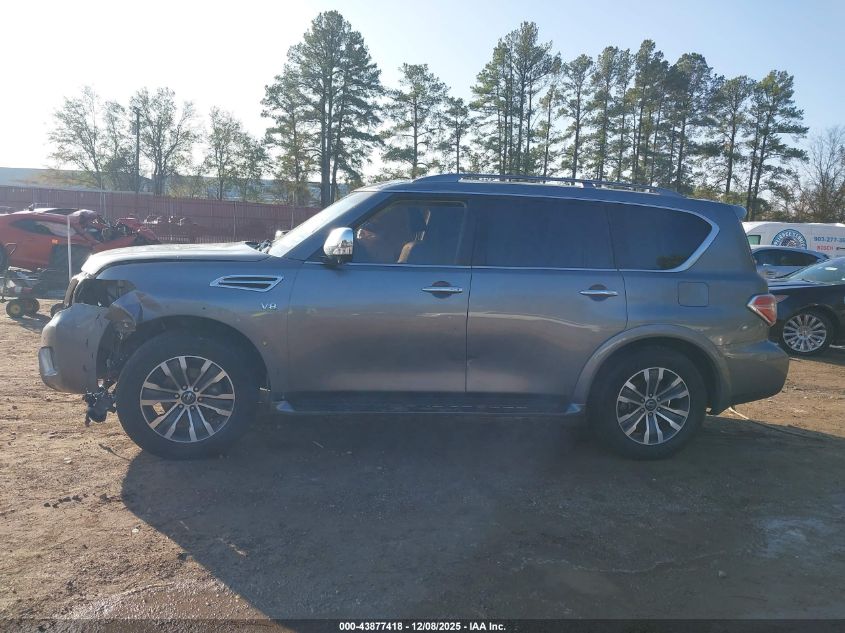 2018 Nissan Armada Sl VIN: JN8AY2NC8J9555324 Lot: 43877418