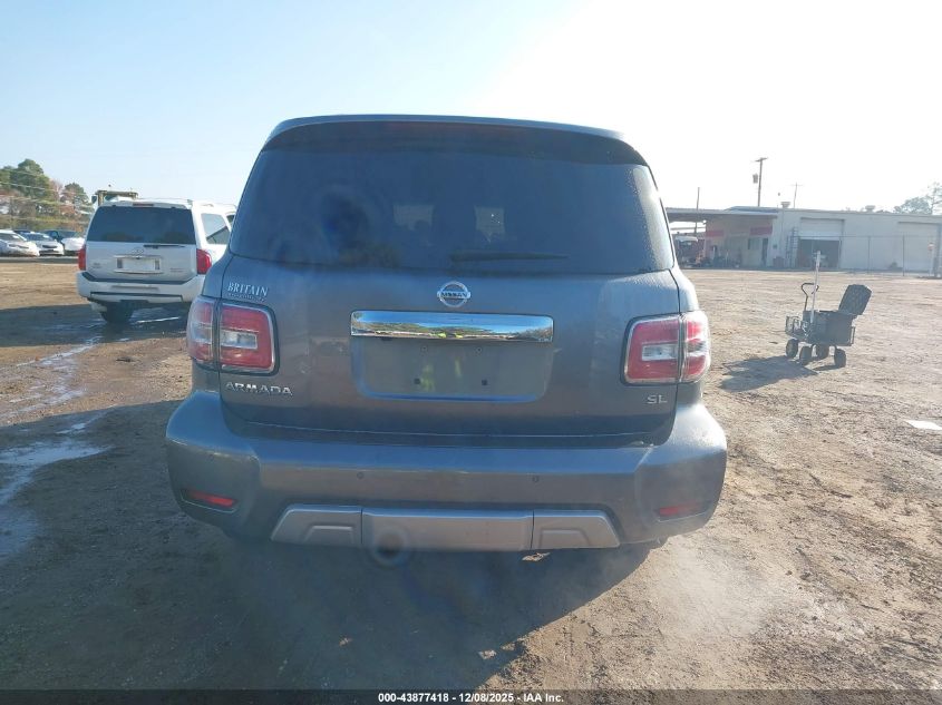 2018 Nissan Armada Sl VIN: JN8AY2NC8J9555324 Lot: 43877418