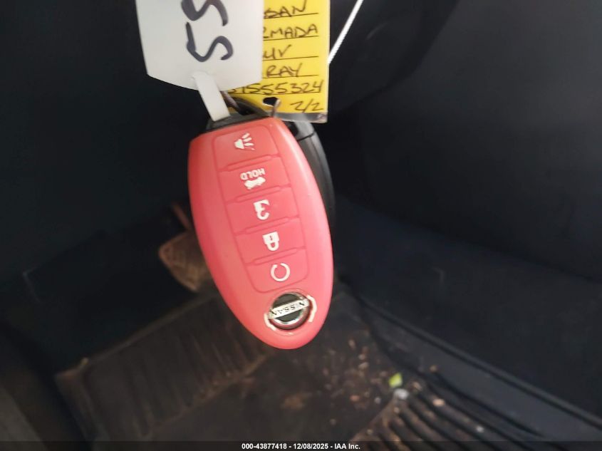 2018 Nissan Armada Sl VIN: JN8AY2NC8J9555324 Lot: 43877418