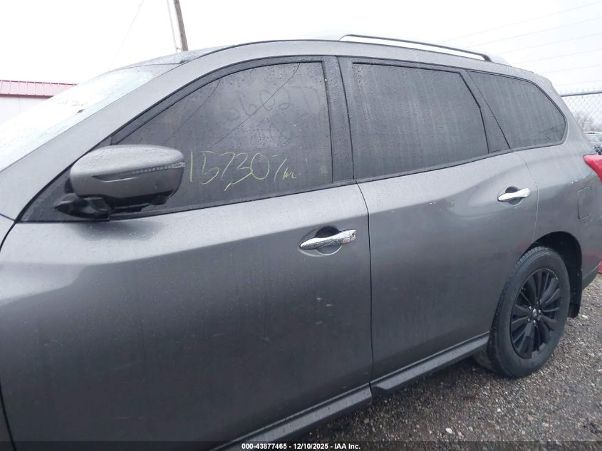 2017 Nissan Pathfinder Sl VIN: 5N1DR2MM1HC660277 Lot: 43877465