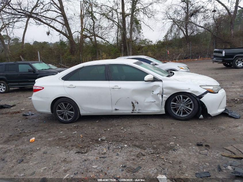 2016 Toyota Camry Se VIN: 4T1BF1FK6GU142437 Lot: 43877536