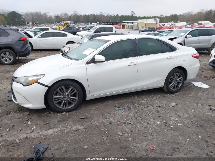 2016 Toyota Camry Se VIN: 4T1BF1FK6GU142437 Lot: 43877536