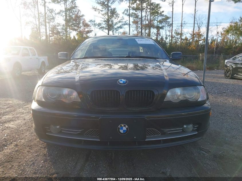 2002 BMW 330Ci VIN: WBABN53402JU28411 Lot: 43877554