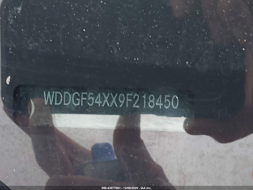 2009 Mercedes-Benz C 300 Luxury VIN: WDDGF54XX9F218450 Lot: 43877561