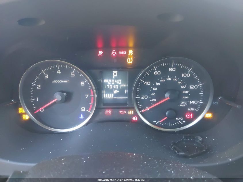 2016 Subaru Crosstrek 2.0I Premium VIN: JF2GPABCXG8347386 Lot: 43877597