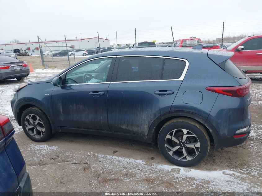 2022 Kia Sportage Lx VIN: KNDPMCACXN7966805 Lot: 43877626