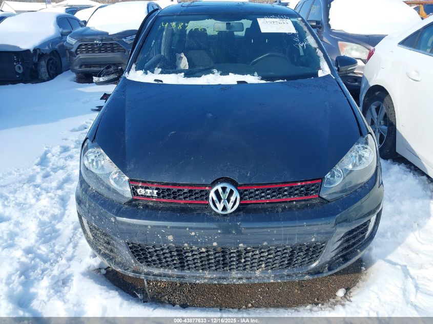 2012 Volkswagen Gti 4-Door VIN: WVWHD7AJ0CW175423 Lot: 43877633