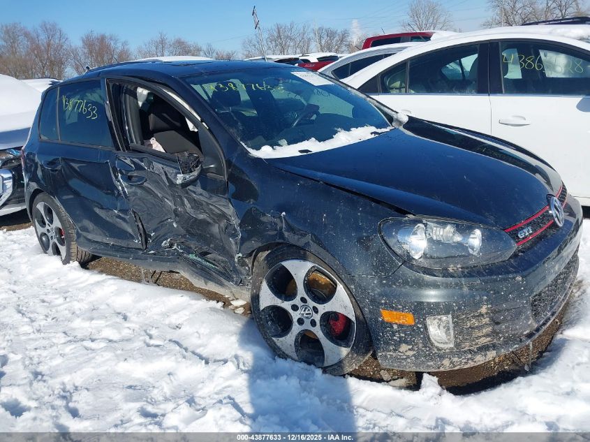 2012 Volkswagen Gti 4-Door VIN: WVWHD7AJ0CW175423 Lot: 43877633