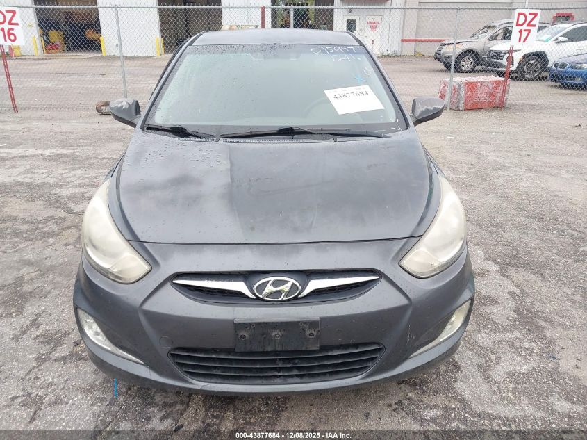 2012 Hyundai Accent Se VIN: KMHCU5AE1CU015947 Lot: 43877684