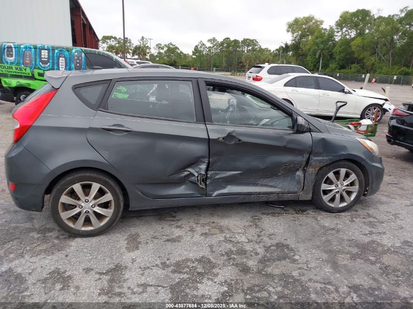 2012 Hyundai Accent Se VIN: KMHCU5AE1CU015947 Lot: 43877684