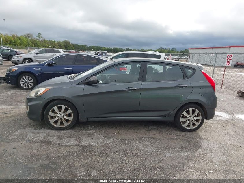 2012 Hyundai Accent Se VIN: KMHCU5AE1CU015947 Lot: 43877684