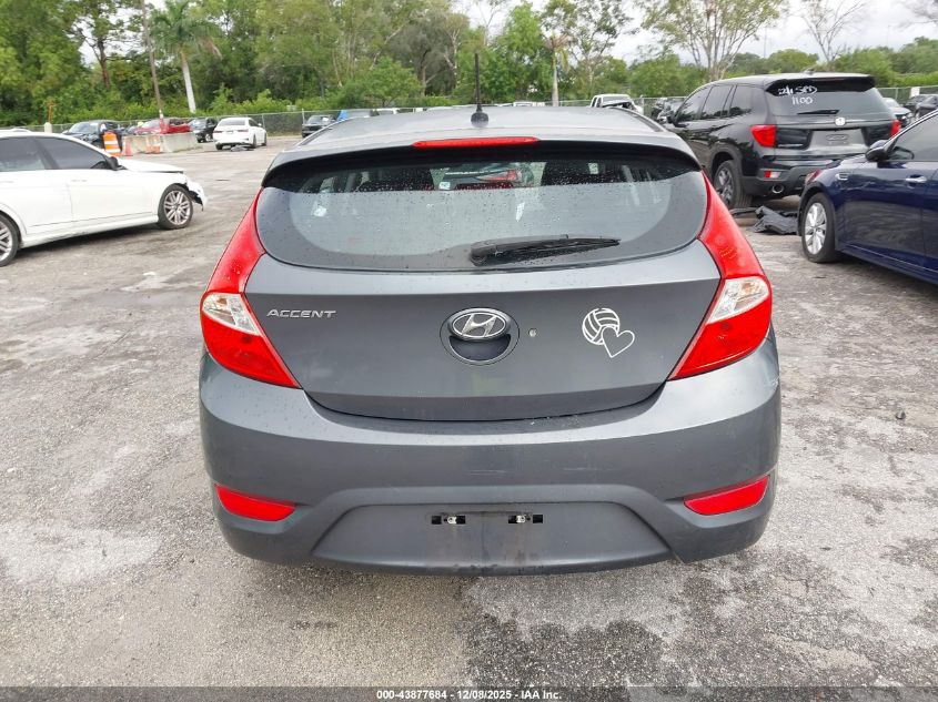 2012 Hyundai Accent Se VIN: KMHCU5AE1CU015947 Lot: 43877684