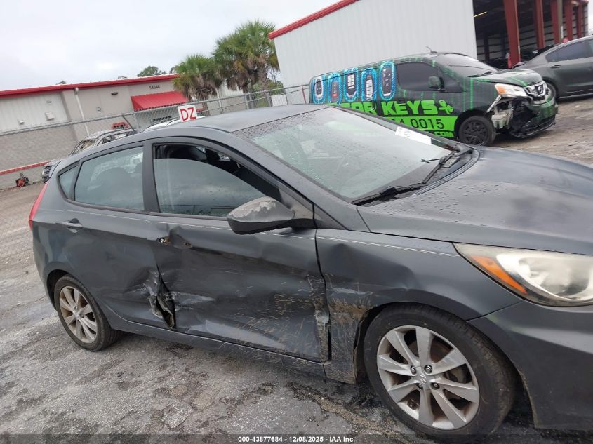 2012 Hyundai Accent Se VIN: KMHCU5AE1CU015947 Lot: 43877684