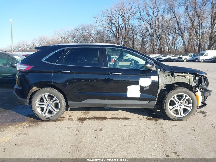 2016 Ford Edge Titanium VIN: 2FMPK4K87GBB74266 Lot: 43877714