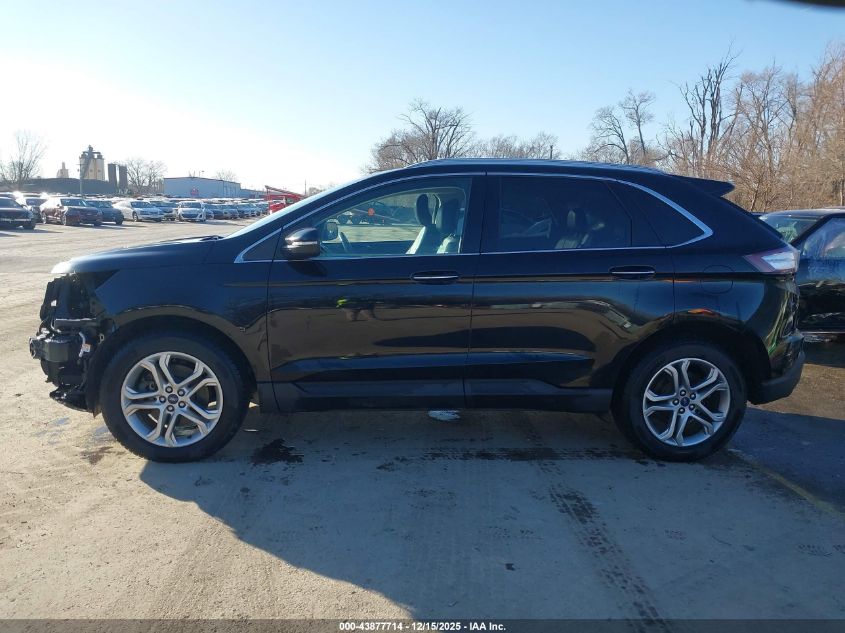2016 Ford Edge Titanium VIN: 2FMPK4K87GBB74266 Lot: 43877714