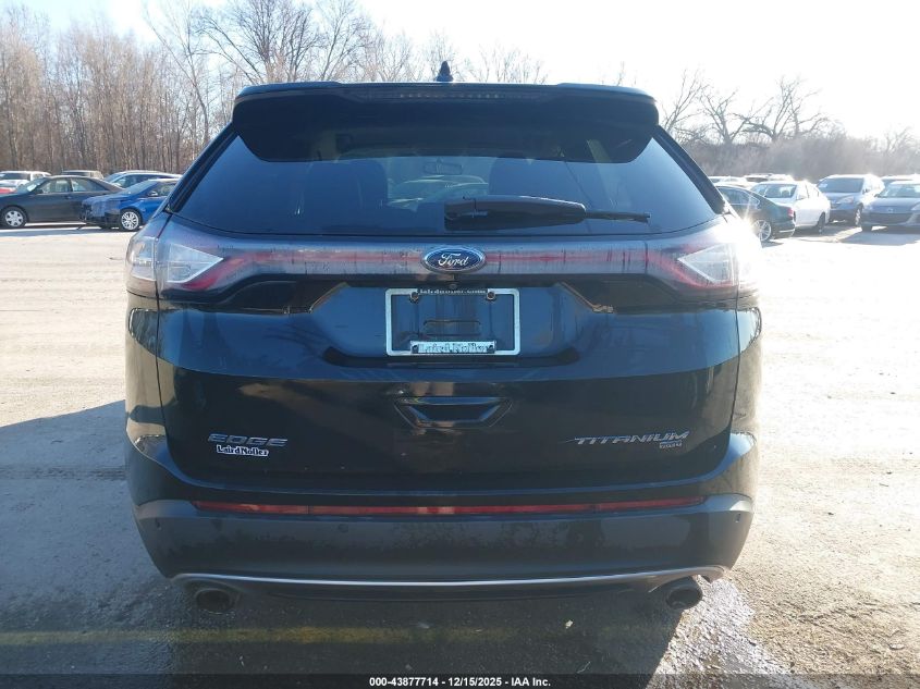 2016 Ford Edge Titanium VIN: 2FMPK4K87GBB74266 Lot: 43877714