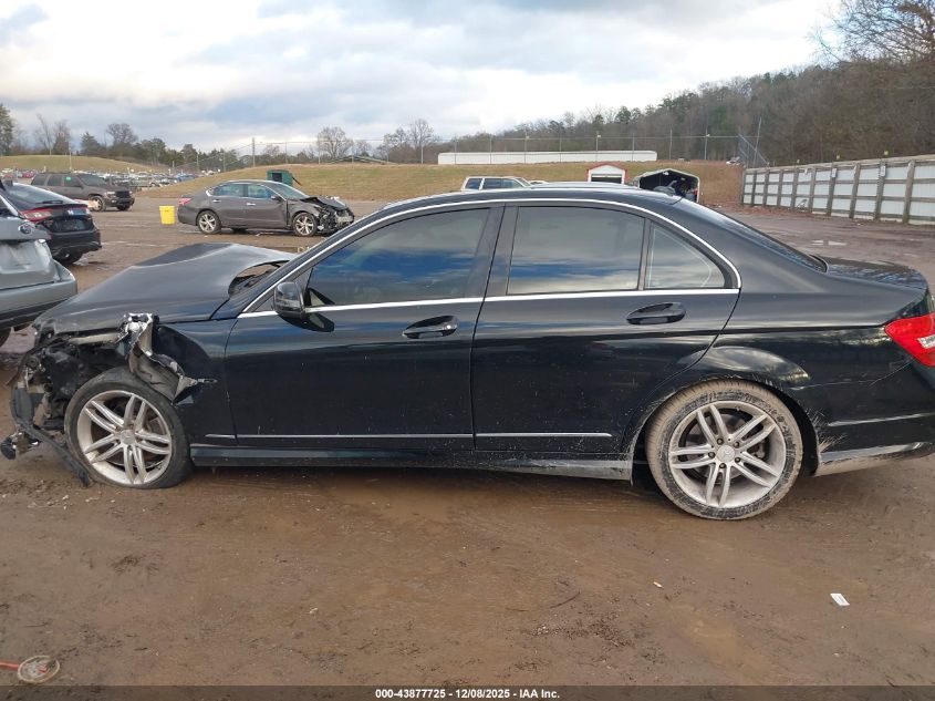 2012 Mercedes-Benz C 250 Sport VIN: WDDGF4HB8CR217733 Lot: 43877725