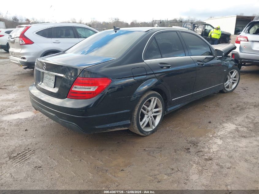 2012 Mercedes-Benz C 250 Sport