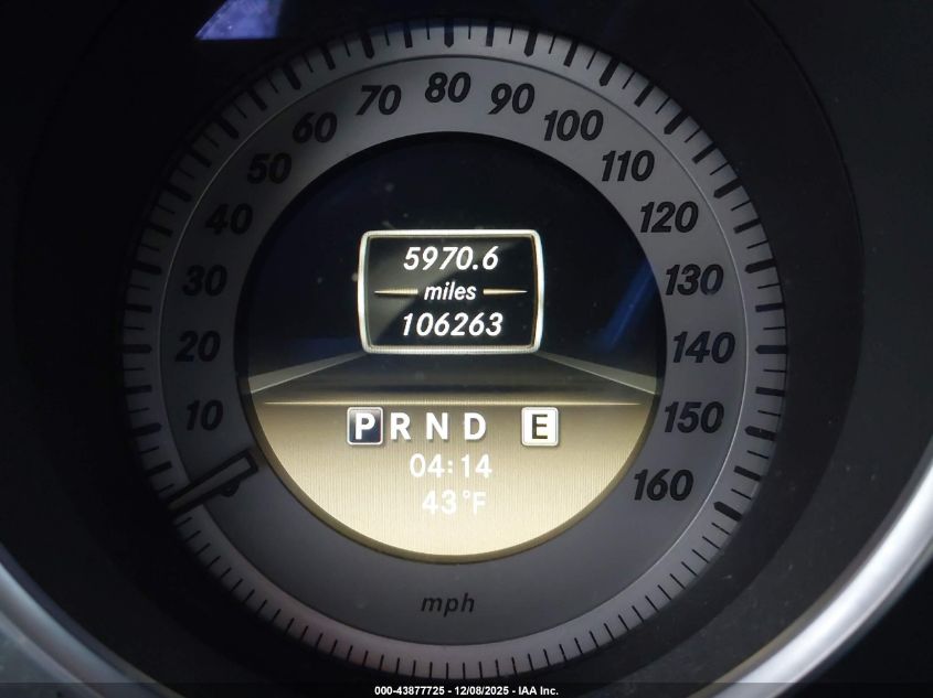 2012 Mercedes-Benz C 250 Sport VIN: WDDGF4HB8CR217733 Lot: 43877725