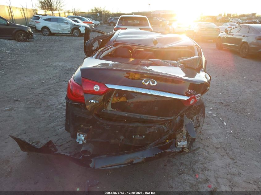 2015 Infiniti Q50 VIN: JN1BV7AR7FM416468 Lot: 43877747