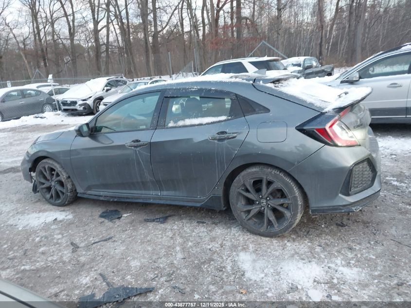 2018 Honda Civic Sport VIN: SHHFK7G43JU227027 Lot: 43877757