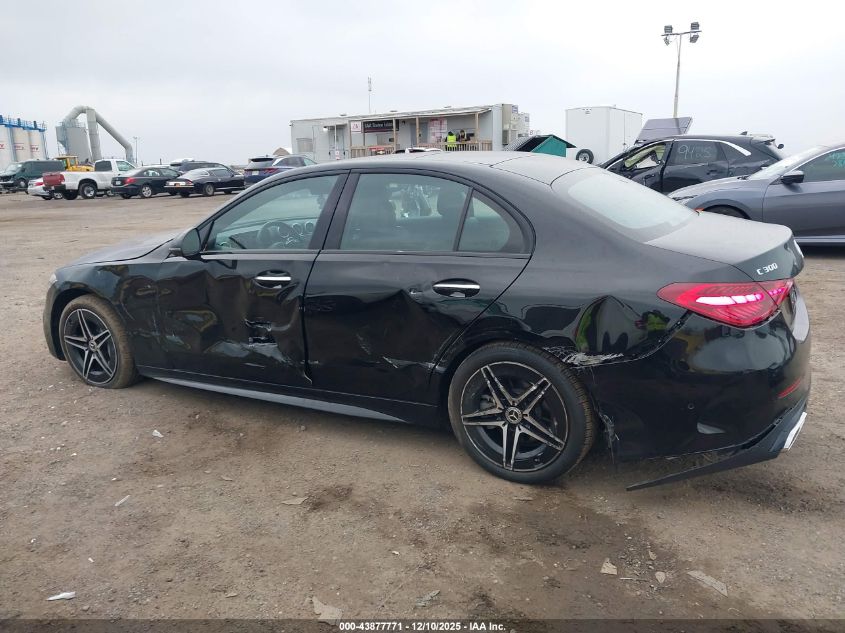 2024 Mercedes-Benz C 300 VIN: W1KAF4HB2RR159150 Lot: 43877771