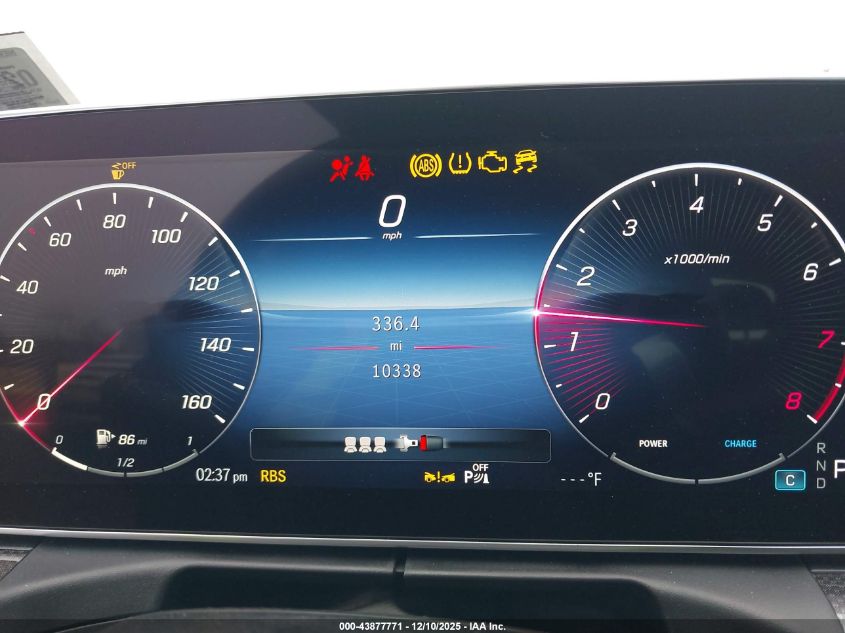 2024 Mercedes-Benz C 300 VIN: W1KAF4HB2RR159150 Lot: 43877771