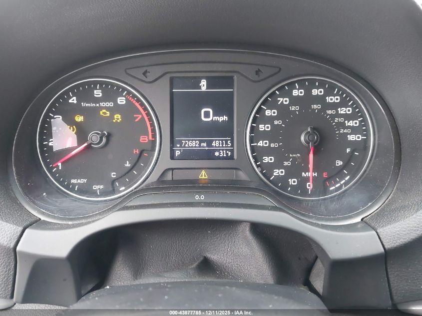 2018 Audi A3 2.0T Premium/2.0T Tech Premium VIN: WAUAUGFF0J1002935 Lot: 43877785