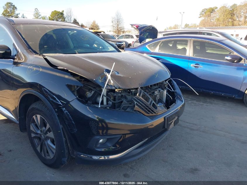 2015 Nissan Murano Sv VIN: 5N1AZ2MH1FN282713 Lot: 43877804