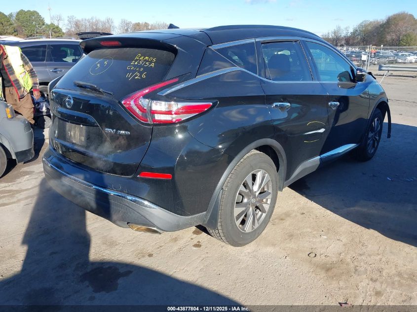 2015 Nissan Murano Sv VIN: 5N1AZ2MH1FN282713 Lot: 43877804